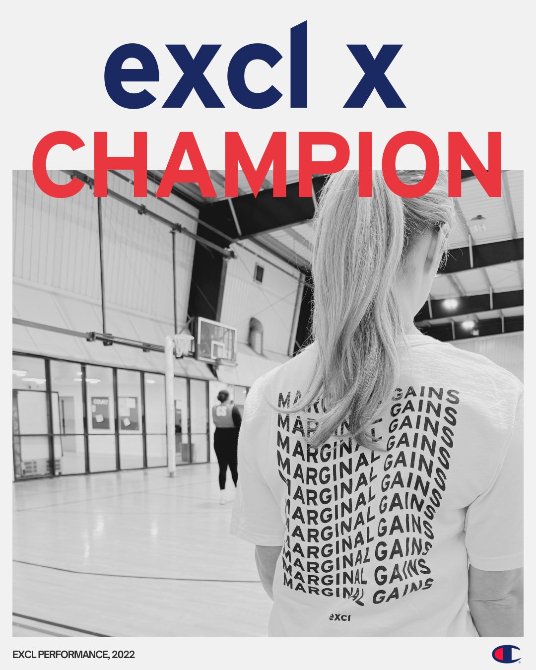 excl x Champion 'Marginal Gains' T-Shirt